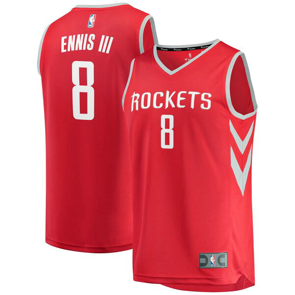 Maillot Houston Rockets Homme James Ennis 8 Icon Edition Rouge